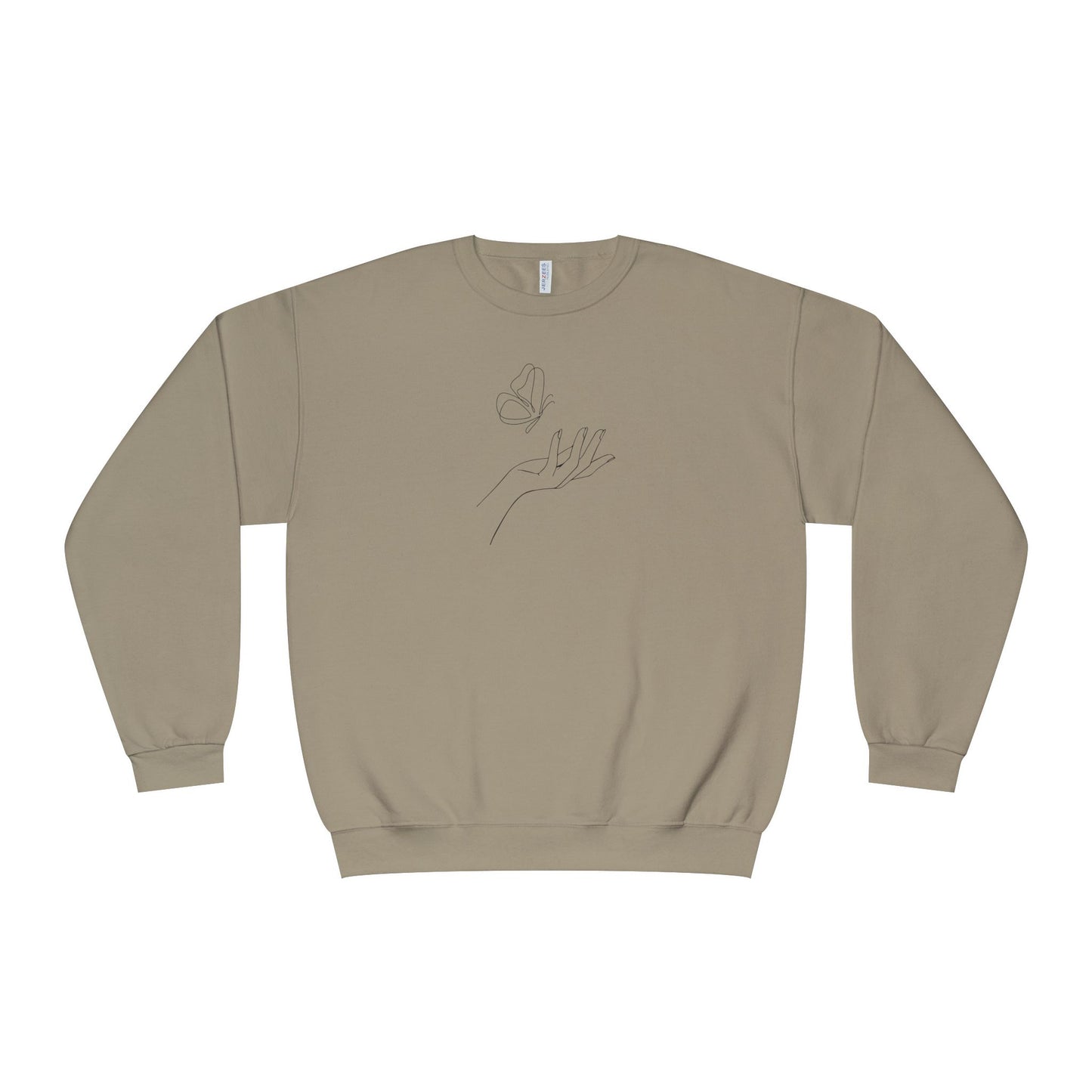 Sign of Hope 🫶🏻 | Cozy Sweatshirt with Message on Back