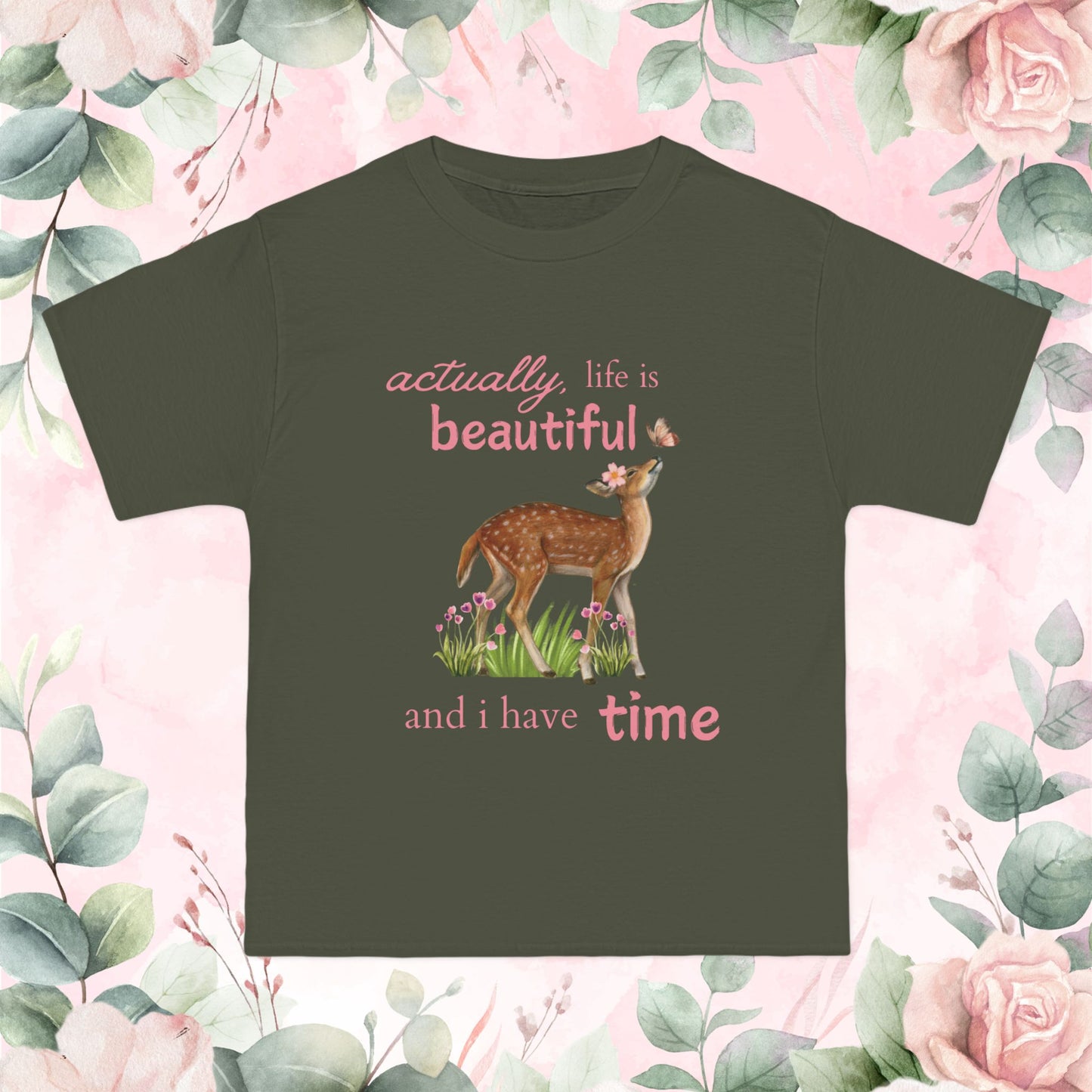 Life is Beautiful | Beefy-T® Shirt 🌸