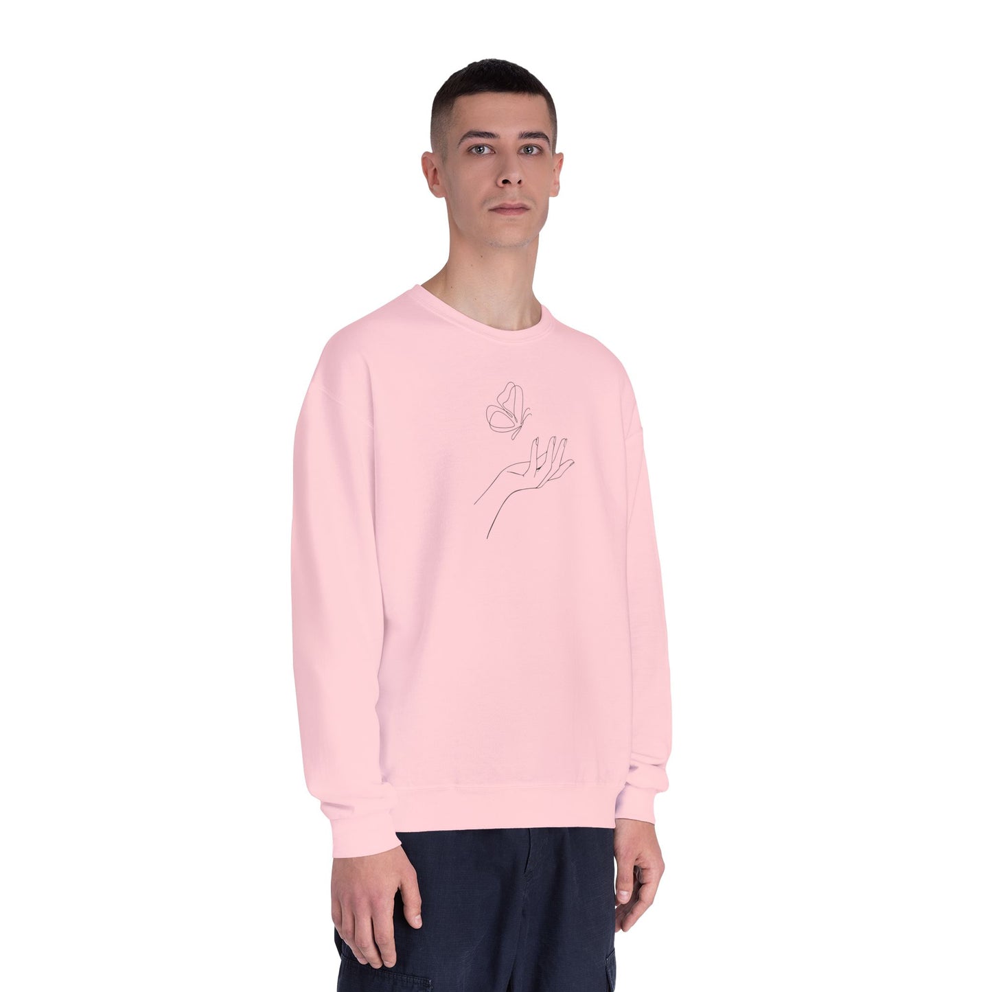Sign of Hope 🫶🏻 | Cozy Sweatshirt with Message on Back