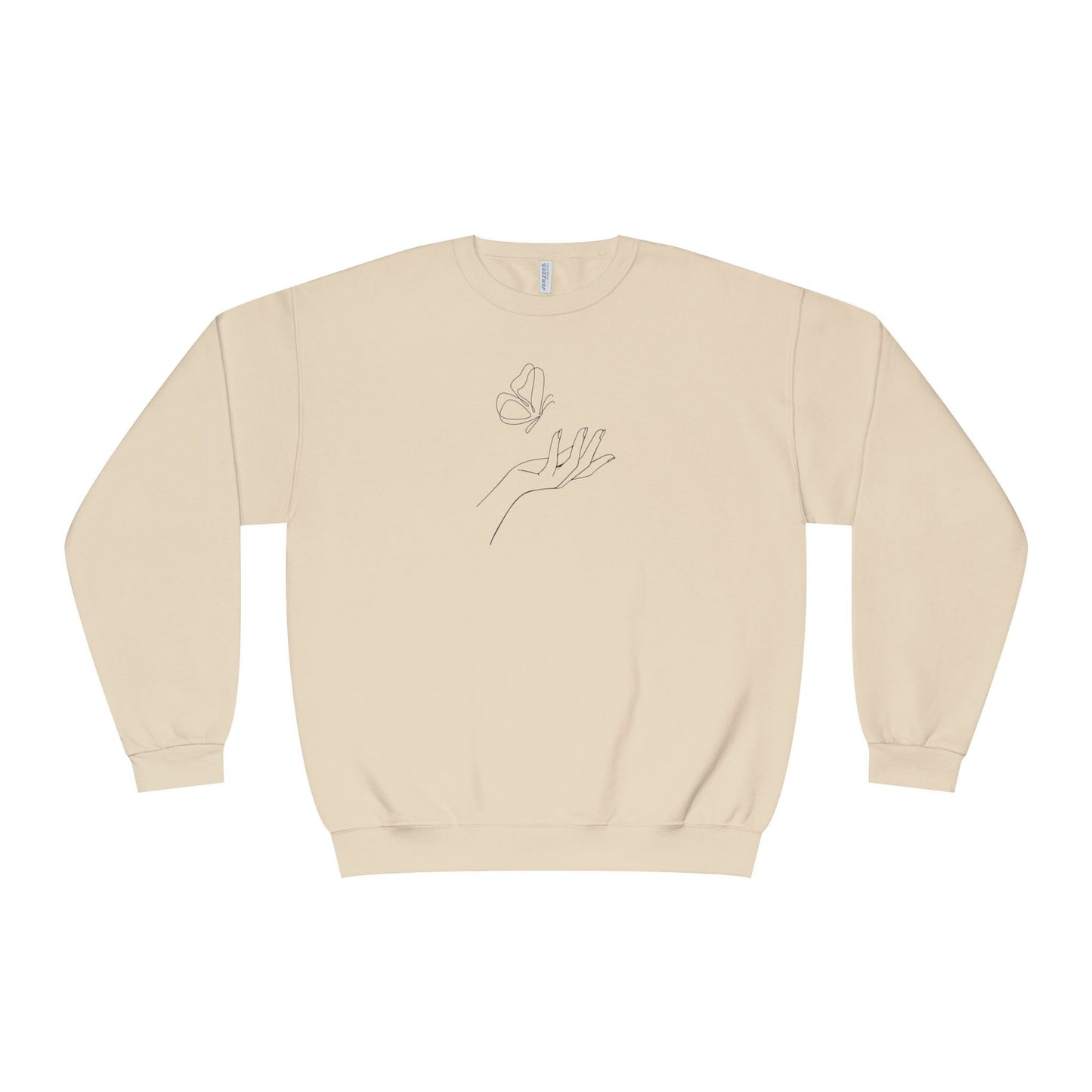 Sign of Hope 🫶🏻 | Cozy Sweatshirt with Message on Back