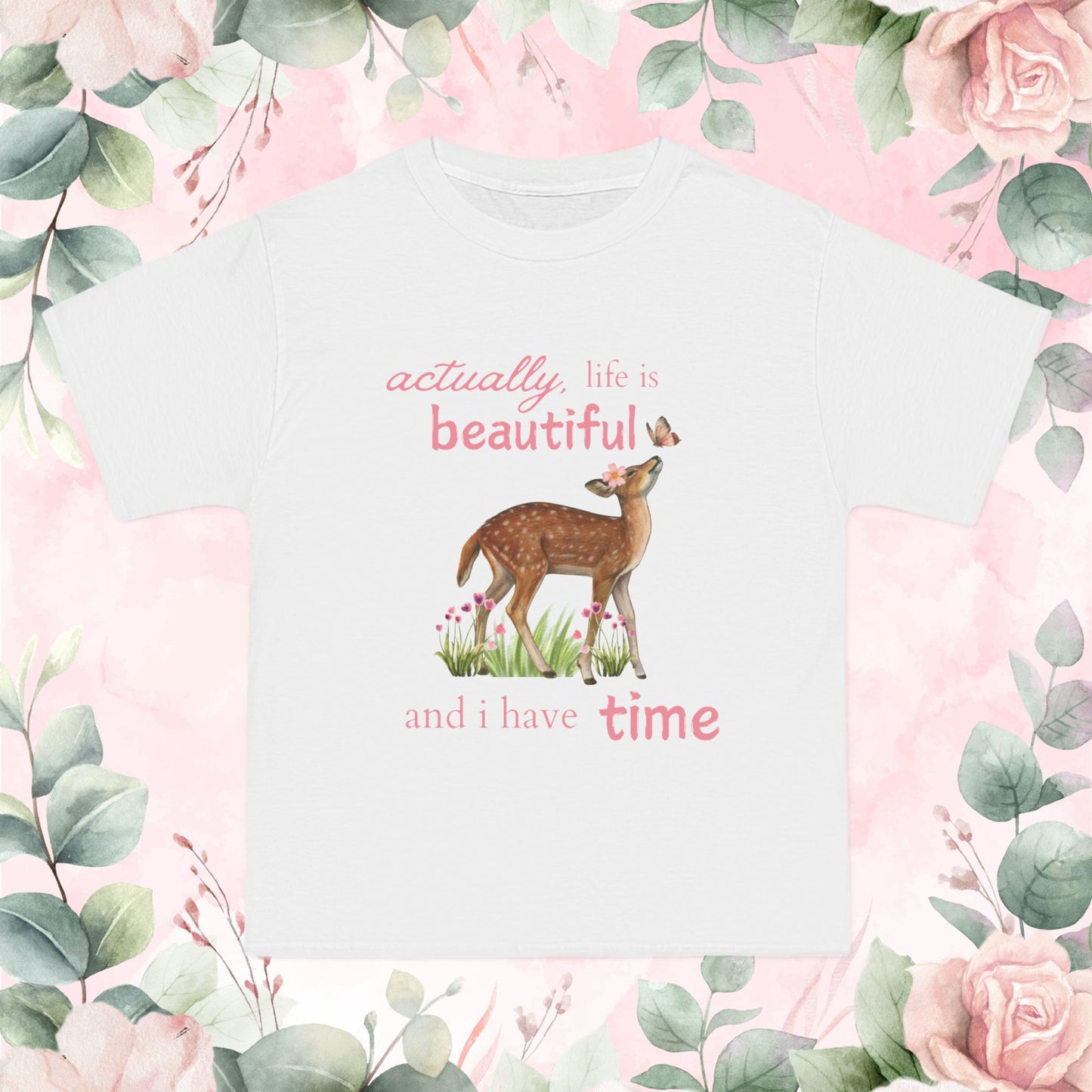 Life is Beautiful | Beefy-T® Shirt 🌸