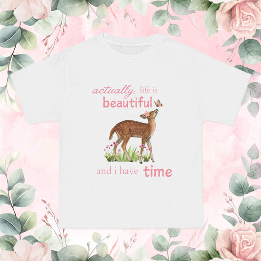 Life is Beautiful | Beefy-T® Shirt 🌸