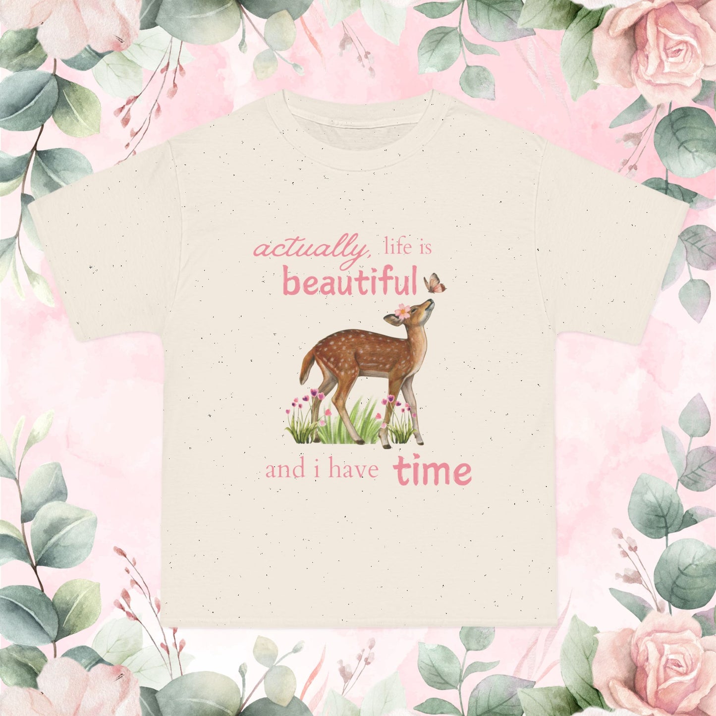 Life is Beautiful | Beefy-T® Shirt 🌸